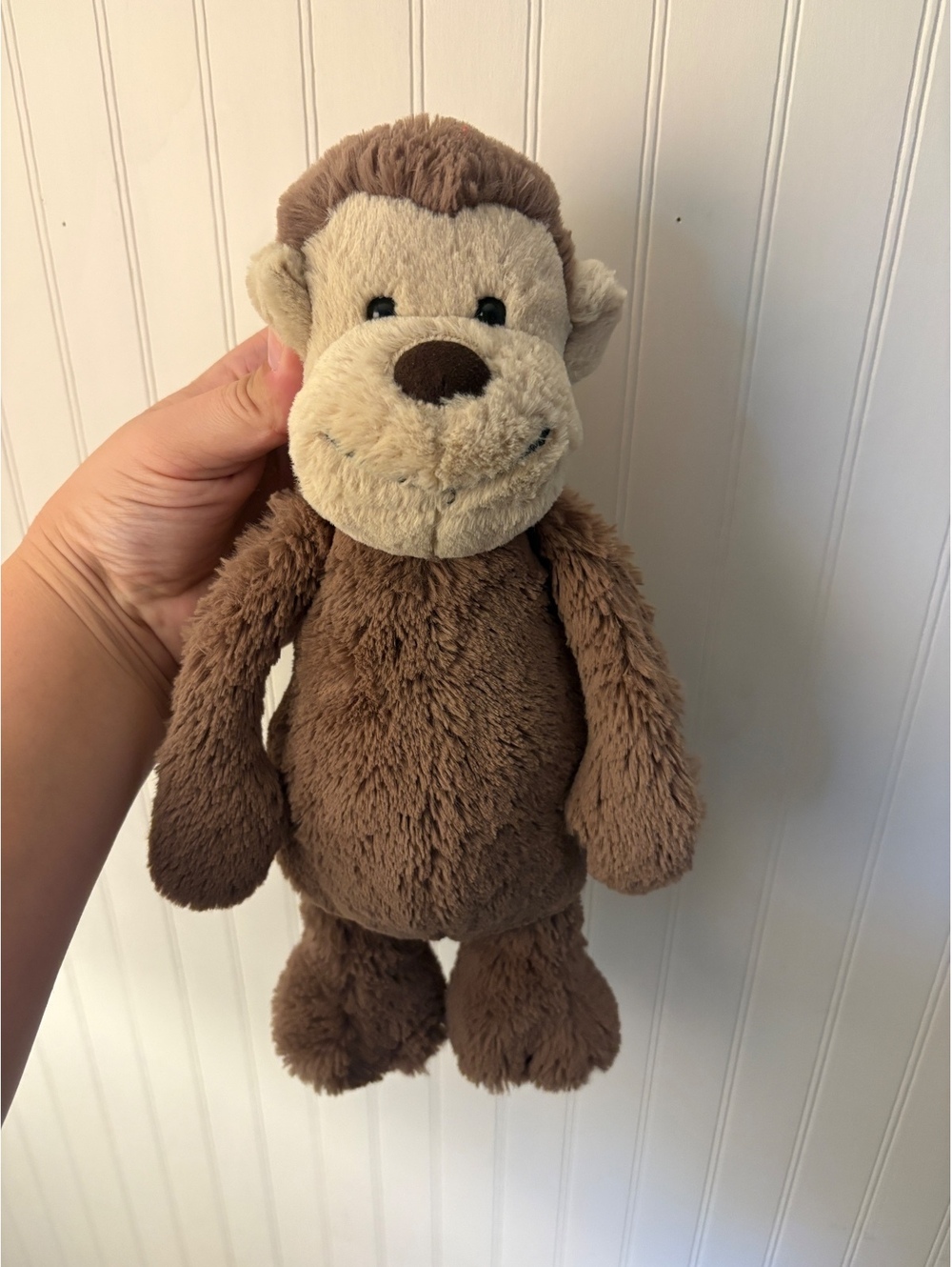 Jelly cat Bashful Monkey Medium 12” plush retired NWOT